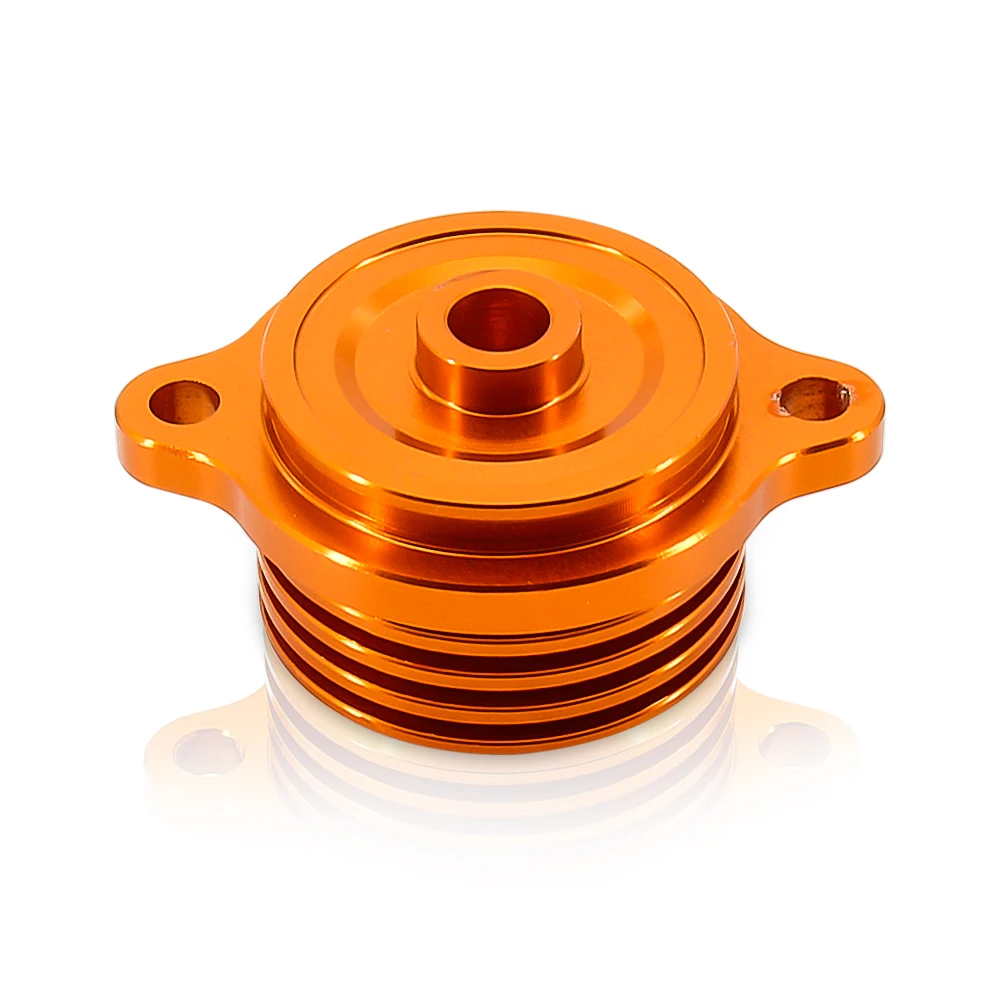 Оранжевая крышка топливного фильтра статора двигателя мотоцикла алюминиевая CNC