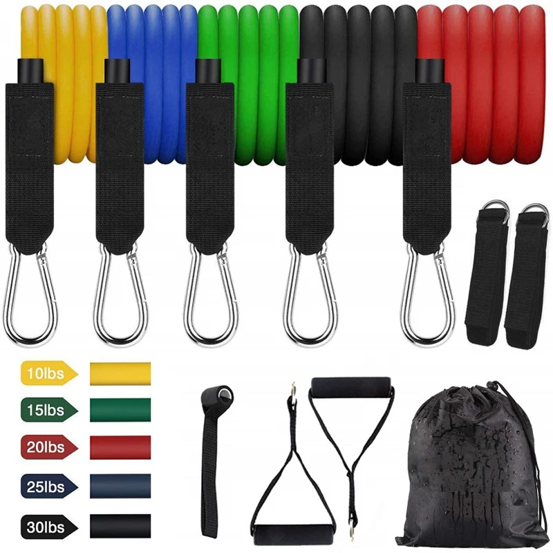 Комплект эспандеров для йоги эластичная резиновая лента фитнеса тренировок