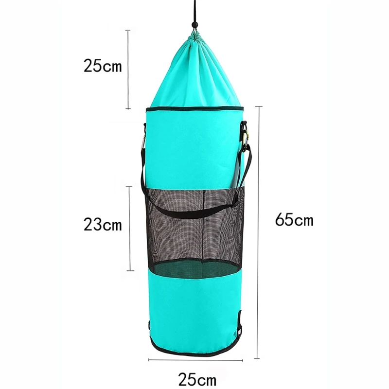 

Mesh Trash Bag Recycles Portable Outdoor Garbage Bags for Boat, Kayak or Camper