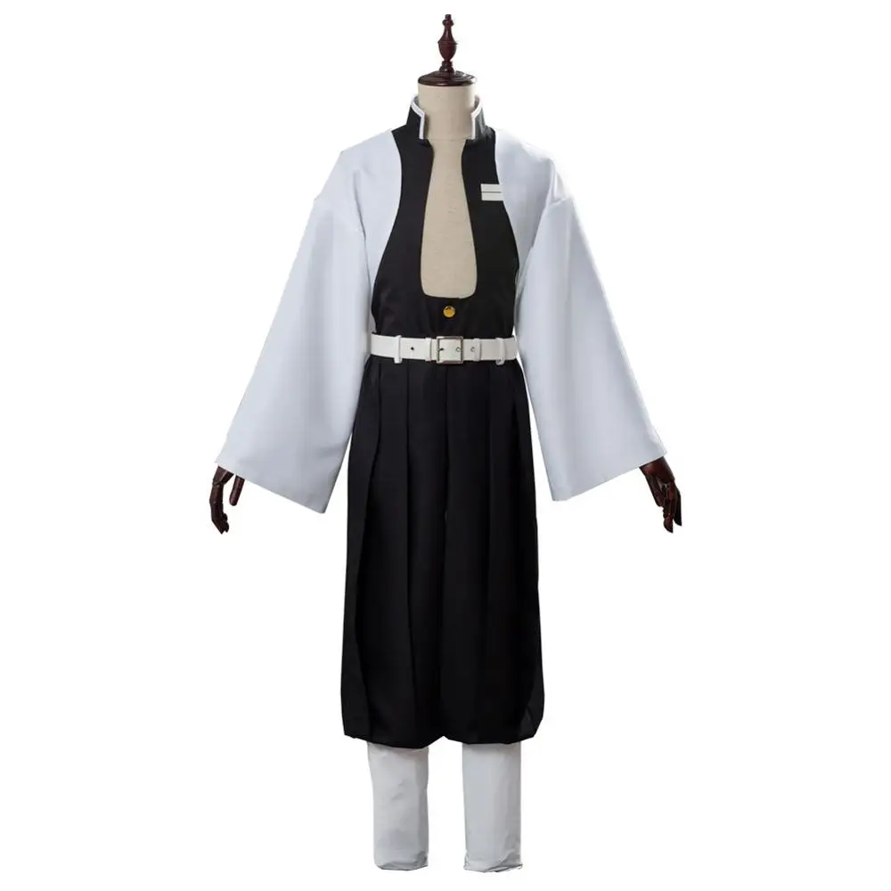 

Костюм-кимоно мужской для косплея, белое кимоно для Хэллоуина, карнавальный костюм, шиназугава, санеми, рассекающий демонов, «no Yaiba Kamado»