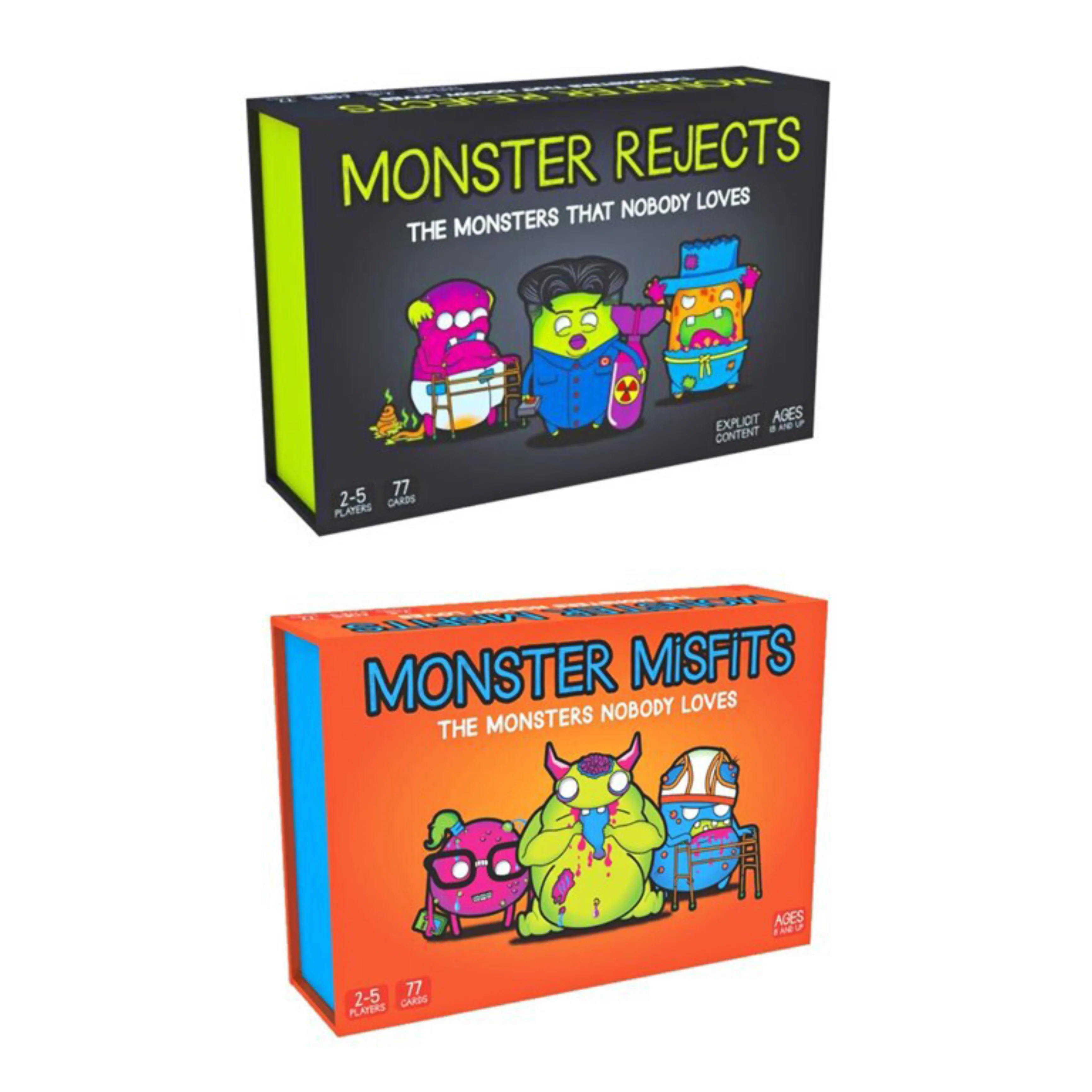 Монстр отвергает NSFW издание Monster Misfits нелепые карточные настольные игры для