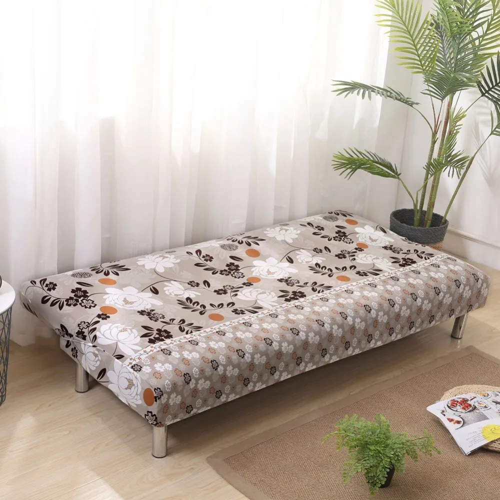 Складной чехол для дивана и кровати плотный полноразмерный нескользящий без