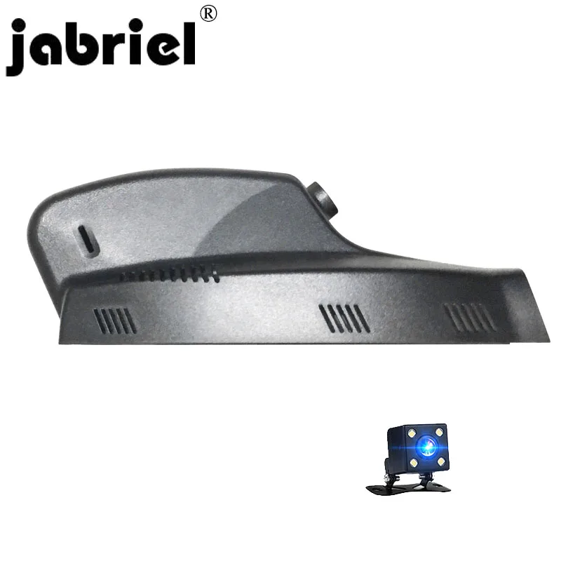 Скрытый Автомобильный видеорегистратор Jabriel 1080P с двумя объективами для BMW X5 e70 e46