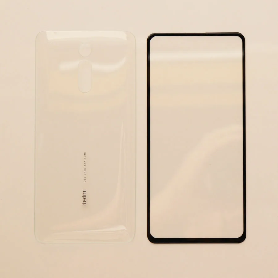 Для Xiaomi mi 9T mi 9T Red mi k20 Pro задний корпус батарея Задняя стеклянная крышка чехол+ Передний сенсорный экран внешняя стеклянная панель