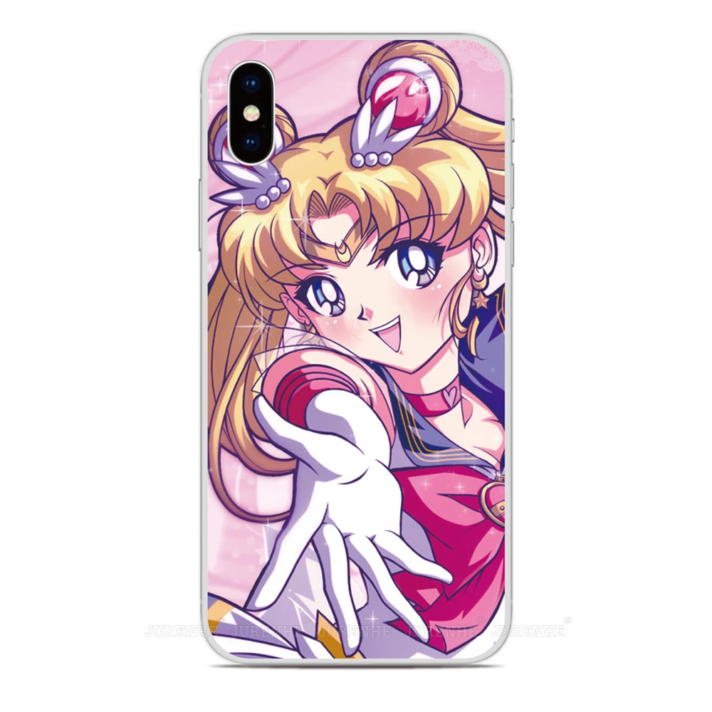 

Custom Photo Sailor Moon Girl Cover For Kyocera Digno BX Android One S4 S6 X3 Basio 4 Urbano V04 Kantan Sumaho 705KC Phone Case