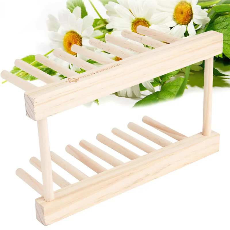 Многофункциональная деревянная полка для компакт-дисков полки хранения тарелок