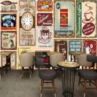 Пользовательские фото 3D фрески ретро ностальгия кофе магазин бар западный ресторан фон стены самоклеящиеся обои водостойкие