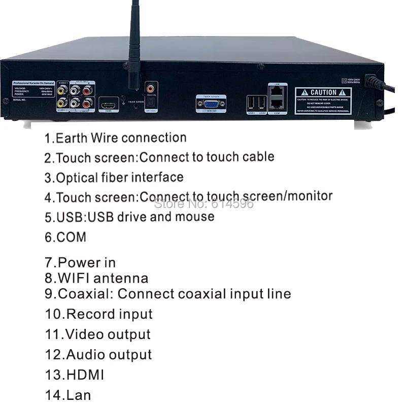 Караоке Jukebox с жестким диском 6 ТБ профессиональный домашний караоке HDMI 4k Wi Fi
