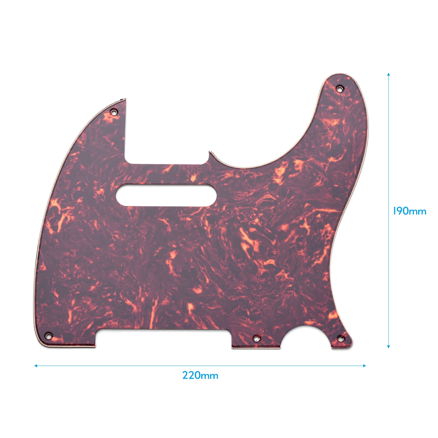 5 отверстий TL50S Гитара Pickguard 3 слойные панели Для TL гитары | Спорт и развлечения
