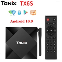 tx6s smart tv box android 10 4gb 64gb allwinner h616 8k 2 4g5g wifi 3d 4k media player google assistant tanix set top boxes