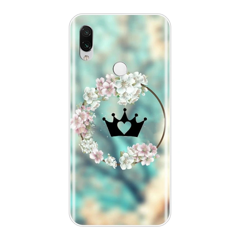 Силиконовый чехол для телефона Xiaomi Redmi Note 7 7S PRO мягкий накладка King And Queen Crown K20 Pro 7A GO
