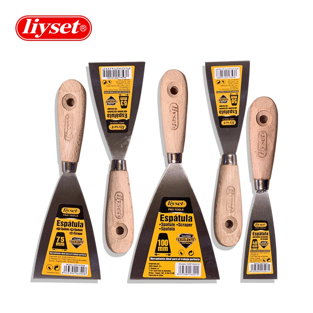 Стальная лопатка Liyset нож для нанесения шпатлевки инструмент покраски 1/2/3/4/5