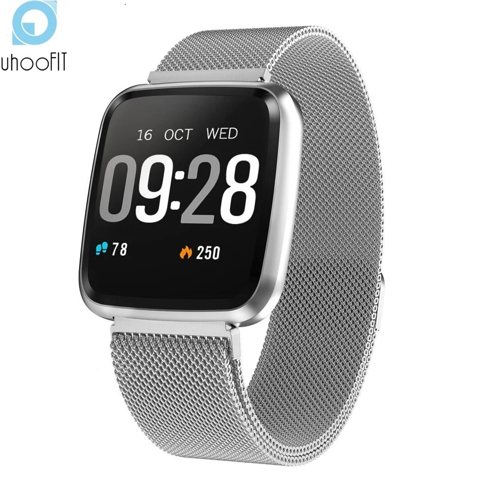 UHOOFIT Y7 пульсометр кровяное давление кислородный монитор IP67 водонепроницаемый смарт-часы фитнес-трекер Смарт-часы для мужчин wo мужчины