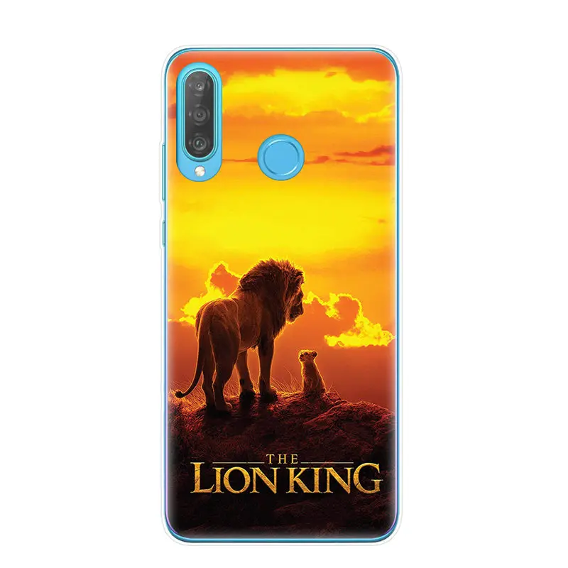 T6824 Cartoon Lion King nala simba timon Phone Cases for Huawei P30 P20 Mate 20 Lite Pro P8 P9 P10 Lite Cover Coque Etui fundas - Цвет: T6824