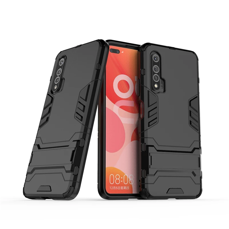 

For Huawei Nova 6 5G Case Silicone Armor Shell Coque Hard Phone Cover for Huawei Nova 6 5G Protective Case for Huawei Nova 6 5G