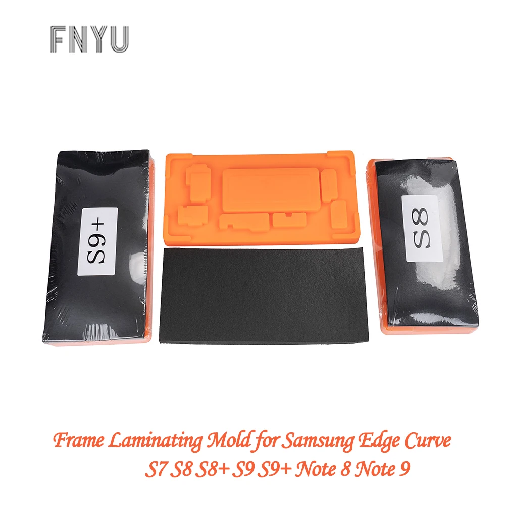 Изогнутый экран средняя рамка резиновая форма для Samsung Edge Curve S7 S8 + S9 Note 8 9