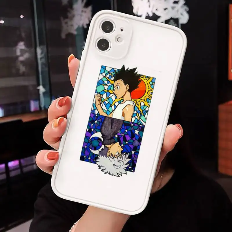 

Hunter X Hunter Killua Zoldyck Phone Cases Matte Transparent for iPhone 7 8 11 12 s mini pro X XS XR MAX Plus cover funda