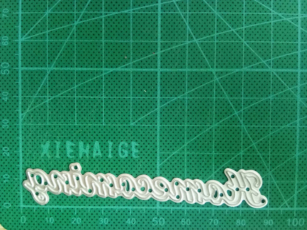 Металлические Вырубные штампы и прозрачные Вдохновляющие Слова Скрапбукинг для