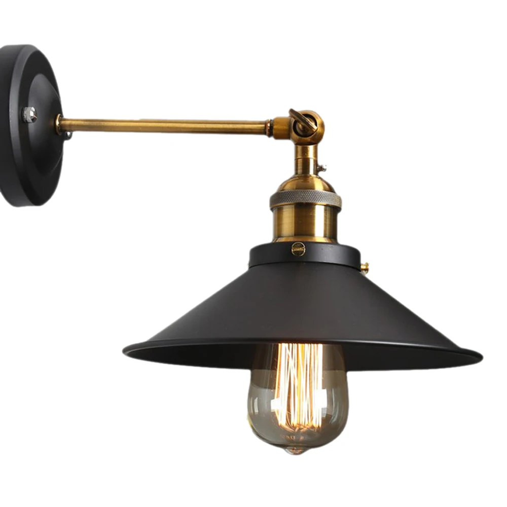 Настенный светильник в металлическом стиле зонт промышленный Ретро подвесной