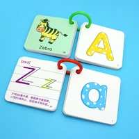26 letters 52 pieces double sided alphabet flash cards for kids lowercase and uppercase letter matching game learning toys