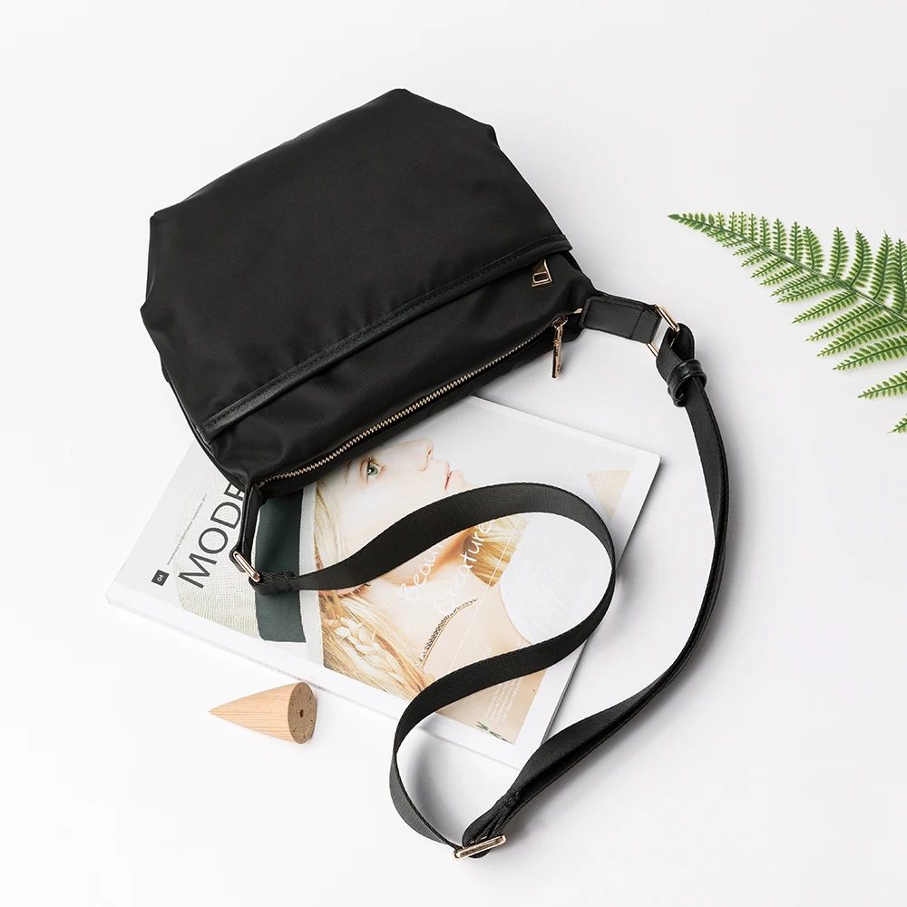 Холщовая Сумка на одно плечо Корейская простая сумка из ткани Оксфорд через для