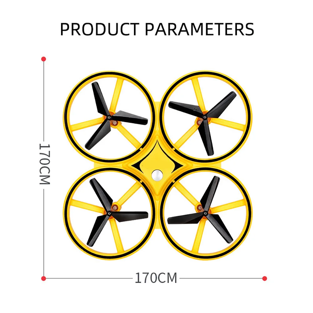 

Children RC Quadcopter Aircraft LED Lighting Quadcopter Drone Four-Axis Smart RC Toy Remote Control Gesture Interact Quadcopter