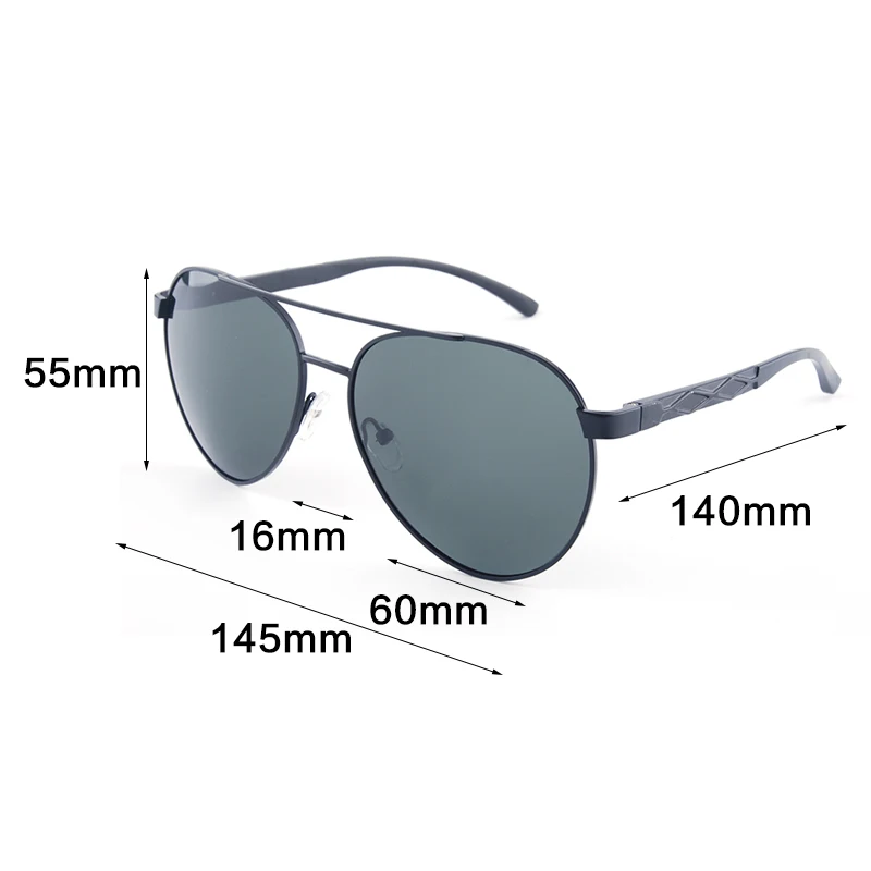 Мужские большие солнцезащитные очки Cubojue поляризационные с петлей для вождения