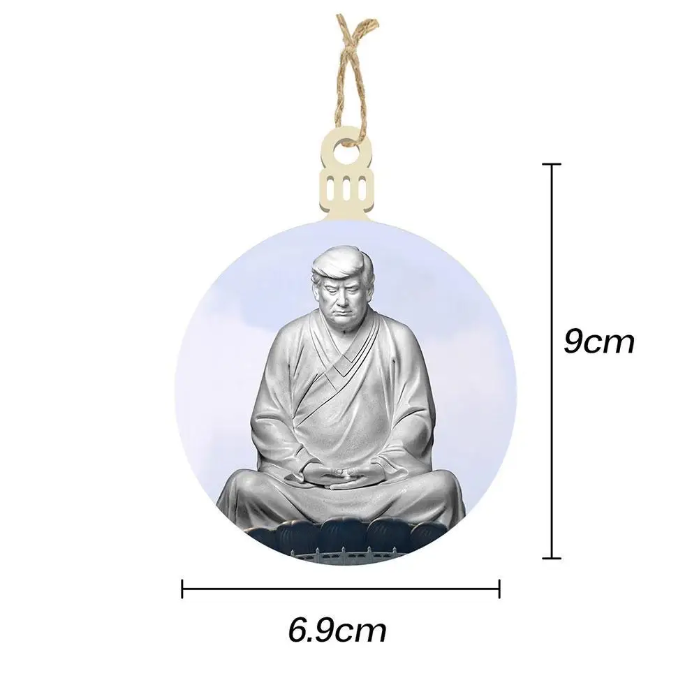 

2021 Wooden Necklace Of Trump Donald Trump Make Your It West The Buddha Company Know Again All Great Dong Pendant Of Wooden R7K9