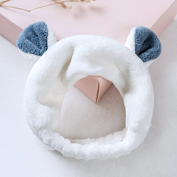 Женская резинка для волос из кораллового флиса с кошачьими ушками Красивая