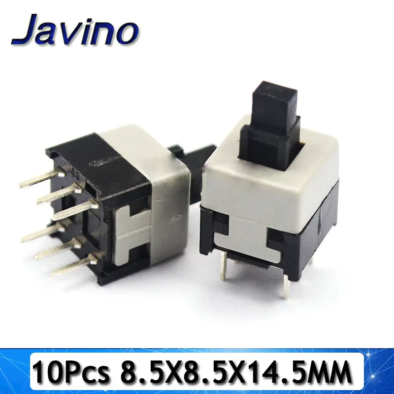 10 шт./лот 5,8x5,8 7x7 8x8 8,5x8,5 мм самоблокирующиеся/разблокировки Нажмите Тактильные Мощность микро переключатель 6 Pin кнопочные переключатели