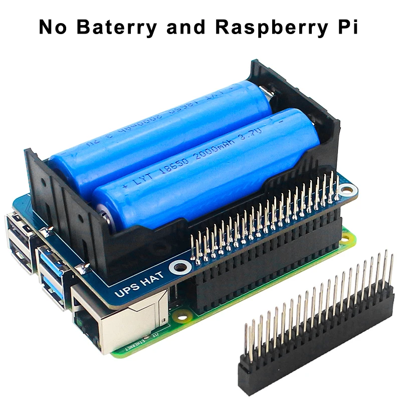 Модуль питания Raspberry Pi UPS источник GPIO Pin 5 В стабильный выходной ток шляпа для 4B/3B +/3B