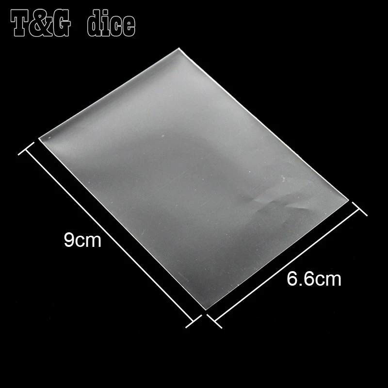 100 шт. прозрачные защитные чехлы для карт 66 х90 мм|Настольные игры| |