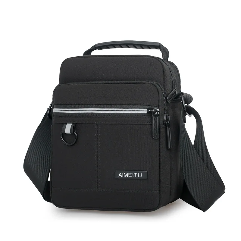

Men's Shoulder Bag Business Briefcase Mobile Phone Bag Nylon Anti Splash