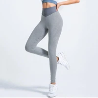 bandages tight pants grid tights yoga pants women seamless high waist leggings breathable plaid fitness sported elastic trousers