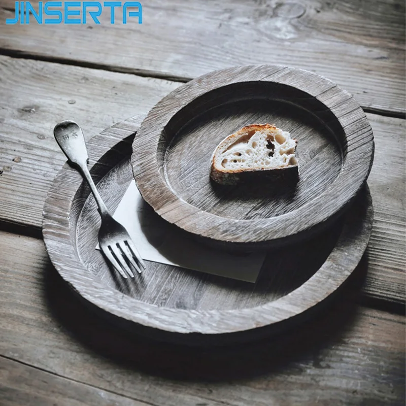 

JINSERTA антикварная зернистая обеденная тарелка, посуда, десерт, фрукты, орехи, тарелка, поднос для чая и кофе, реквизит для фотосъемки