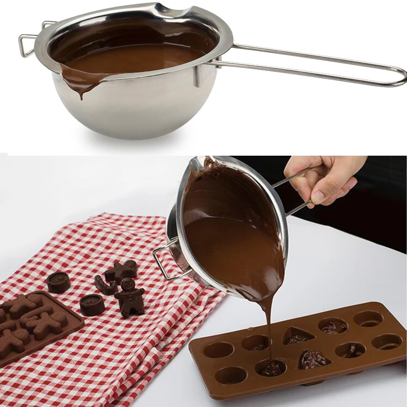 Горшок из нержавеющей стали для плавления воска с длинной ручкой инструмент