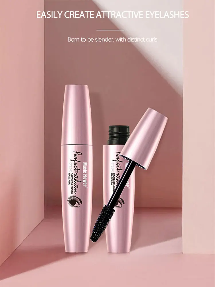 Тушь для ресниц с музыкальными цветами розовая тушь стойкая водостойкая не