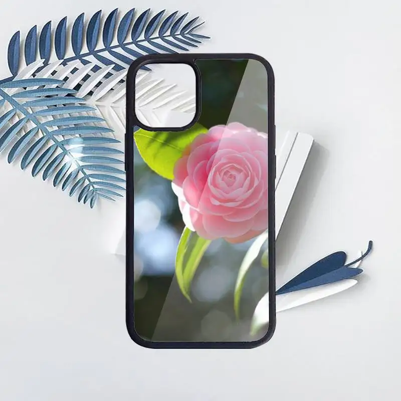 

camellia flower Phone Case for iPhone 11 12 pro XS MAX 8 7 6 6S Plus X 5S SE 2020 XR Hard PC