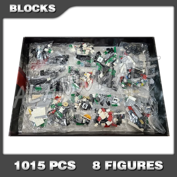 

1015pcs Speed Petronas Formula One Team Pit Garage Wall Cars Champions 10782 Model Building Blocks Toys Compatible With Bricks