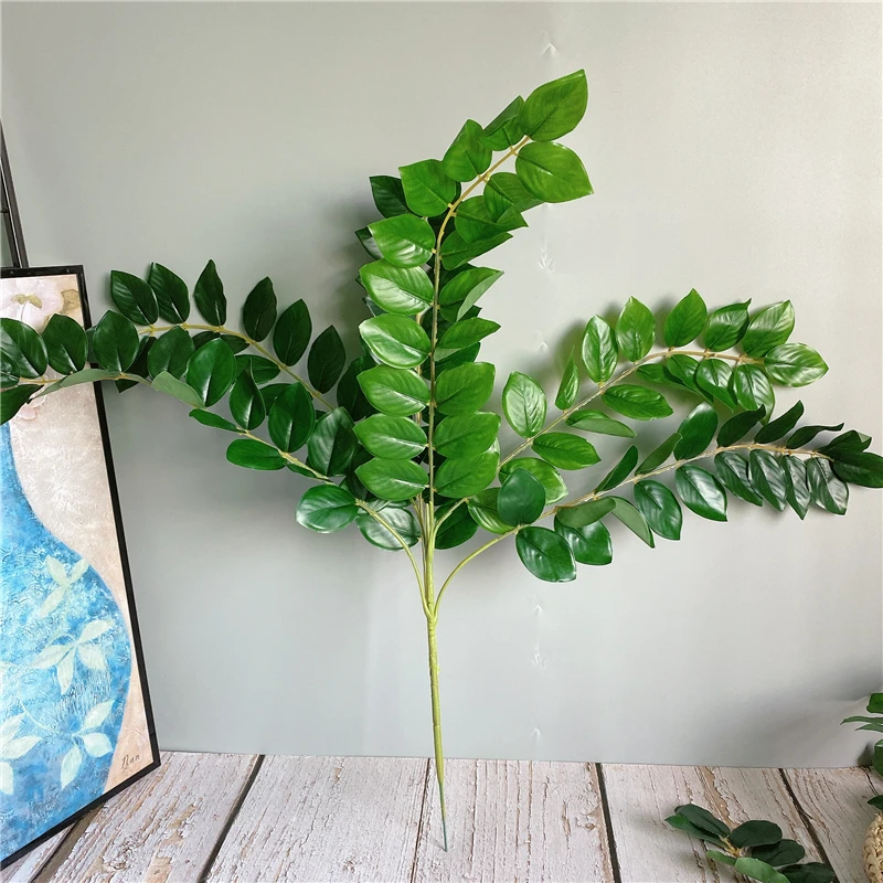 Большая пышная зеленая ветка настоящие листья эвкалипта пластиковые
