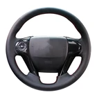 Чехол рулевого колеса автомобиля для Honda Accord 9 Odyssey Crosstour 2013-2016 пилот по индивидуальному заказу DIY рулевого Обёрточная бумага из микрофибры