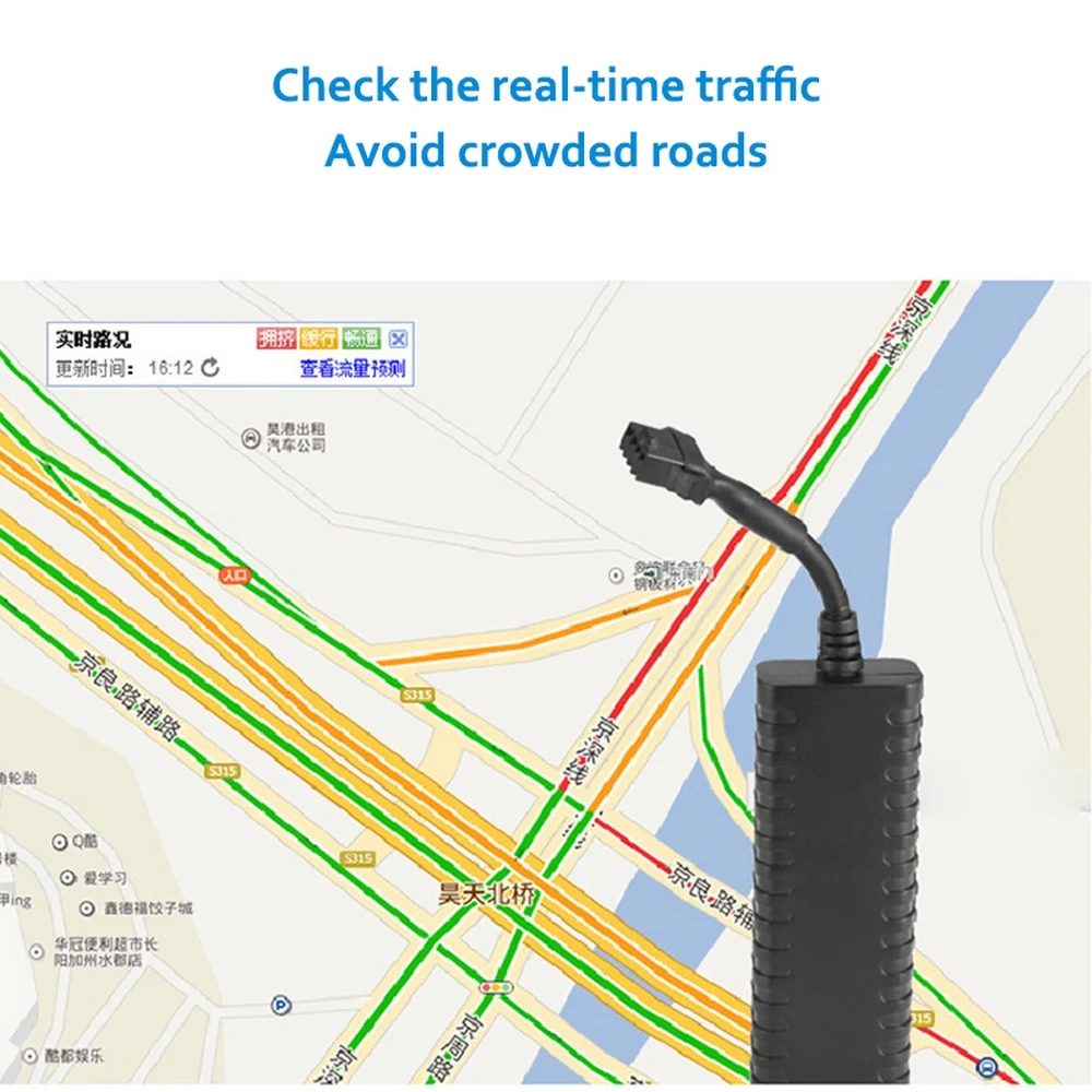 Автомобильный GPS локатор система отслеживания позиционирования в режиме