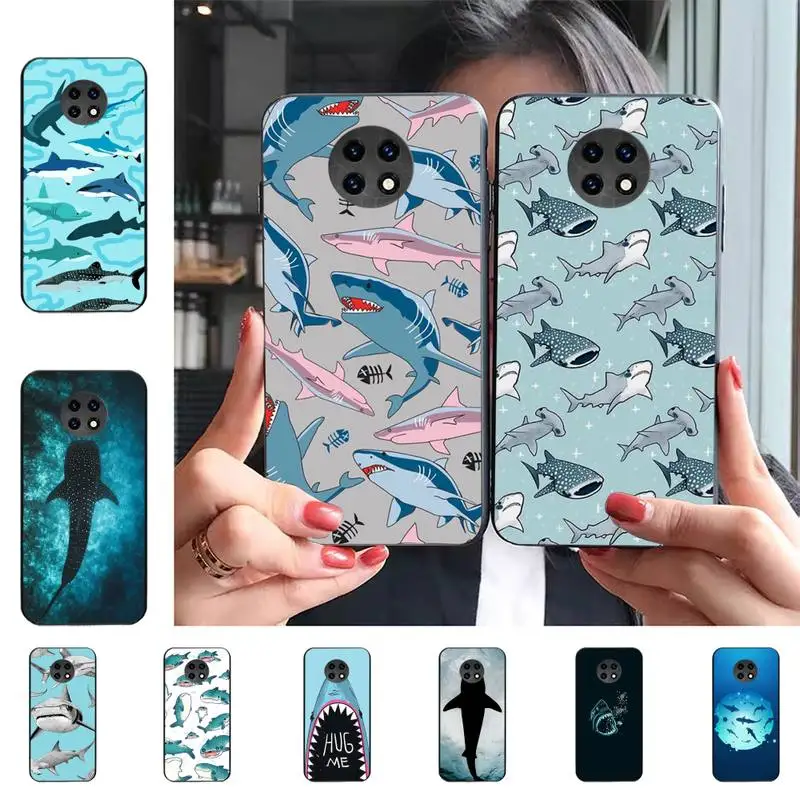 

Ocean Whale Shark Swimming Phone Case For Redmi 9 5 S2 K30pro Silicone Fundas for Redmi 8 7 7A note 5 5A Capa