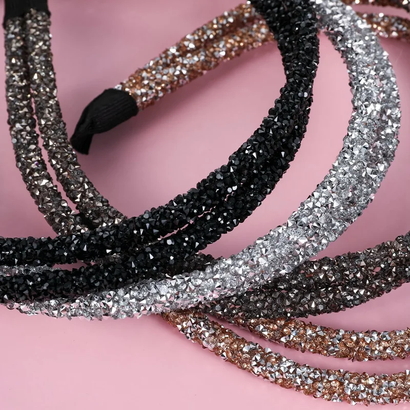 

Women's Two-Layer Crystal Headband Hair Band Hair Hoop Accessories Gifts Party Jewelry