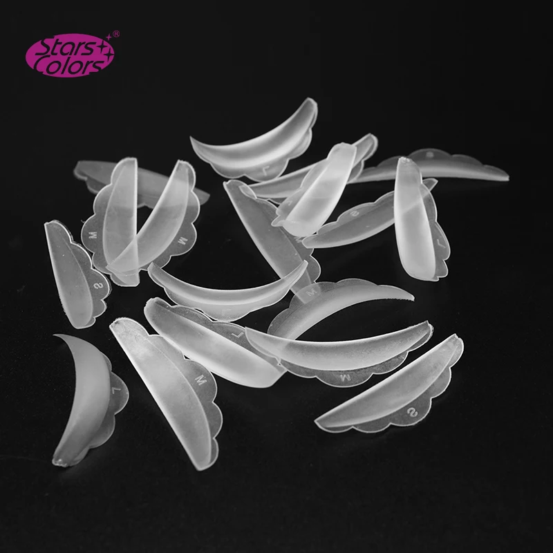 50 упак./лот оптовая цена ресницы для наращивания Перми S M L силиконовая ресница