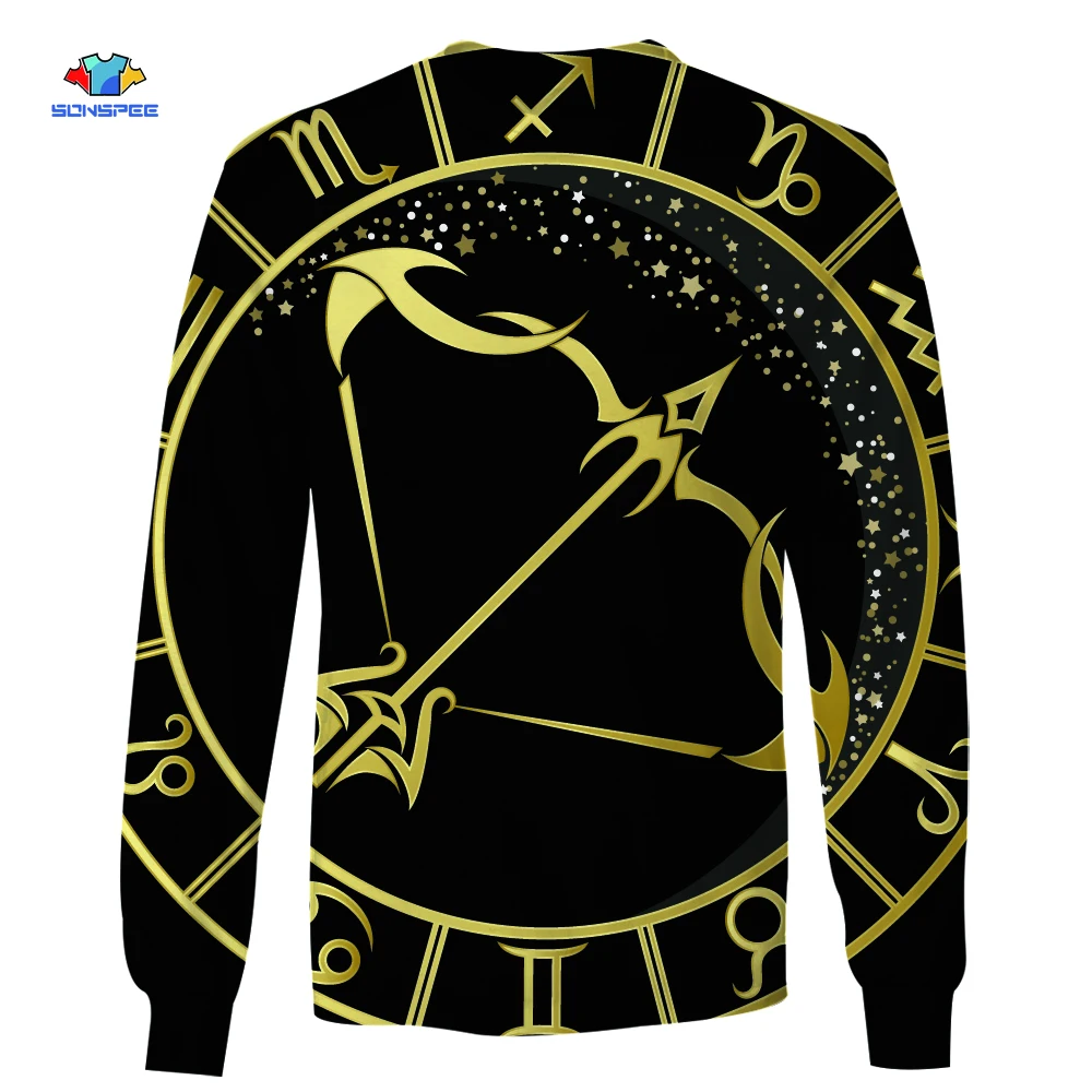 

SONSPEE Zodiac Harajuku Art 2021 Men Compass Fashion Pullover Hoodie Women 3D Print Top Casual Streetwear Sweatshirt Hoody