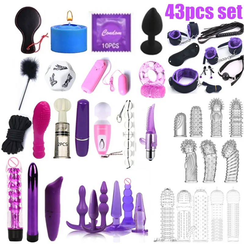 43 шт. комплект интимные игрушки для женщин G Spot вибратор Vibratorn Анальная пробка
