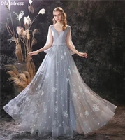 a line prom dresses sleeveless laces simple ruffels backless illusion wrap gray floor length evening dress %d0%bf%d0%bb%d0%b0%d1%82%d1%8c%d1%8f %d0%b7%d0%bd%d0%b0%d0%bc%d0%b5%d0%bd%d0%b8%d1%82%d0%be%d1%81%d1%82%d0%b5%d0%b9