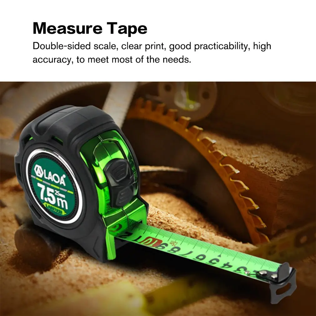 LAOA двухсторонняя измерительная лента из стали геолента дюймовая/метрическая