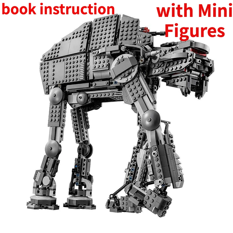 

10908 First Order walker Compatible Star movie Wars 75189 Building Blocks Kids Toys For Children Gift